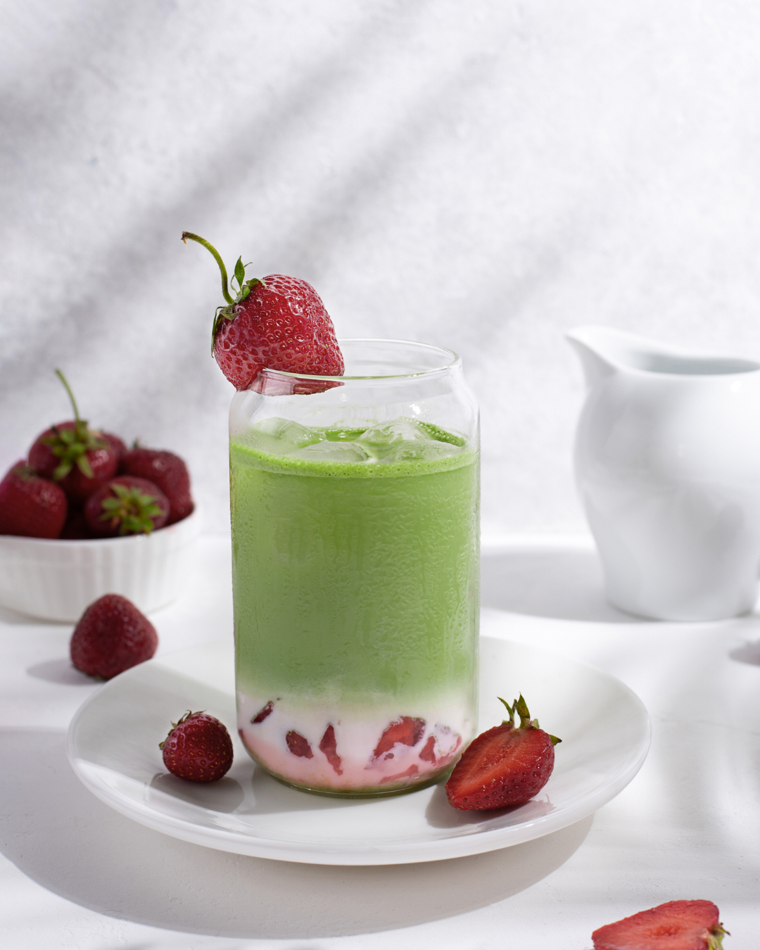 Strawberry Collagen Matcha Pouch